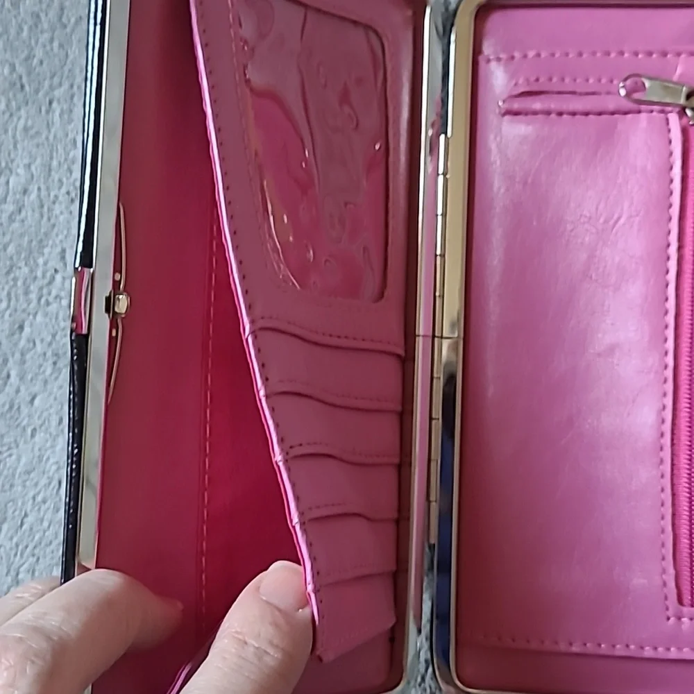 Studded Peace Wallet/Clutch - Picture 7 of 10